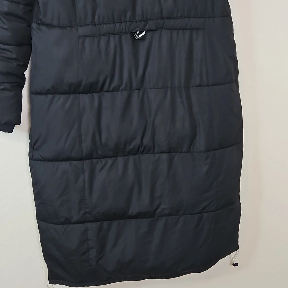Hollister Black Hooded Puffer Coat - Picture 15 of 17